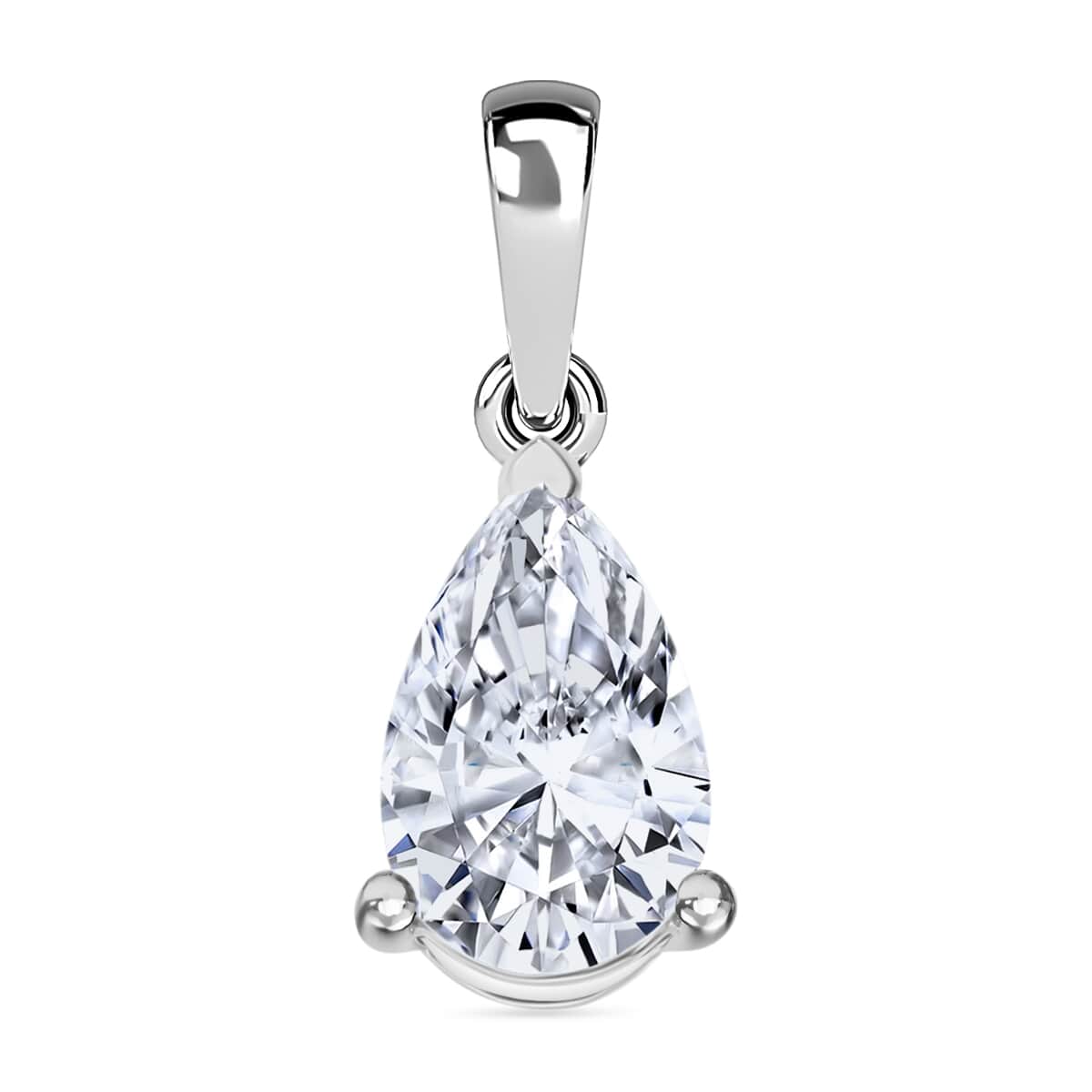 IGI Certified Luxuriant Lab Grown Diamond G-H VS 2.00 ctw Solitaire Pendant in 950 Platinum image number 0