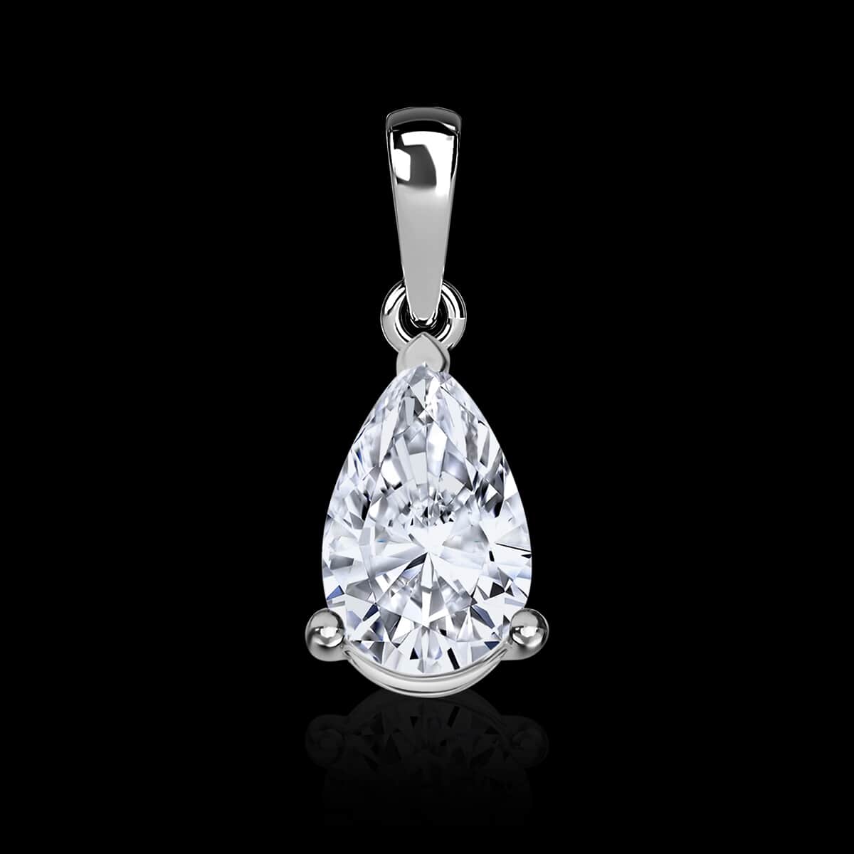 IGI Certified Luxuriant Lab Grown Diamond G-H VS 2.00 ctw Solitaire Pendant in 950 Platinum image number 1