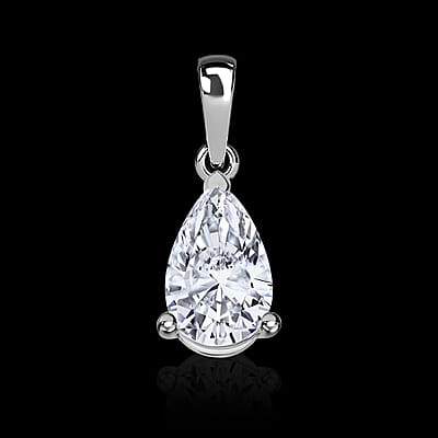 IGI Certified Luxuriant Lab Grown Diamond G-H VS 2.00 ctw Solitaire Pendant in 950 Platinum