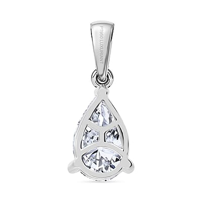 IGI Certified Luxuriant Lab Grown Diamond G-H VS 2.00 ctw Solitaire Pendant in 950 Platinum
