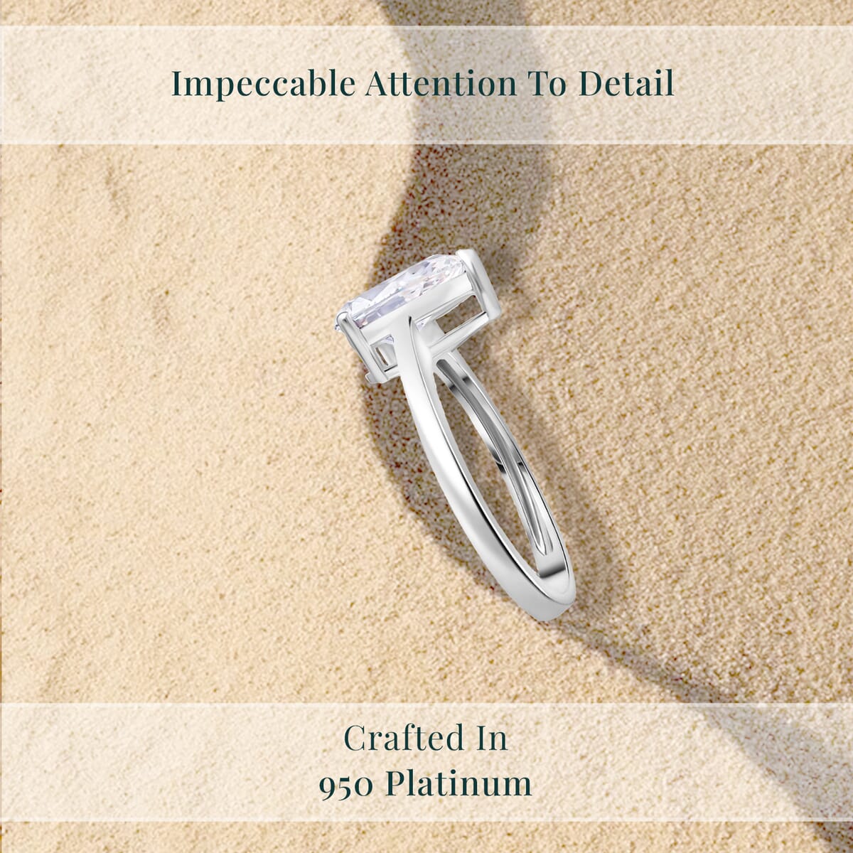 IGI Certified Luxuriant Lab Grown Diamond G-H VS 2.00 ctw Solitaire Ring in 950 Platinum (Size 9.0) image number 2
