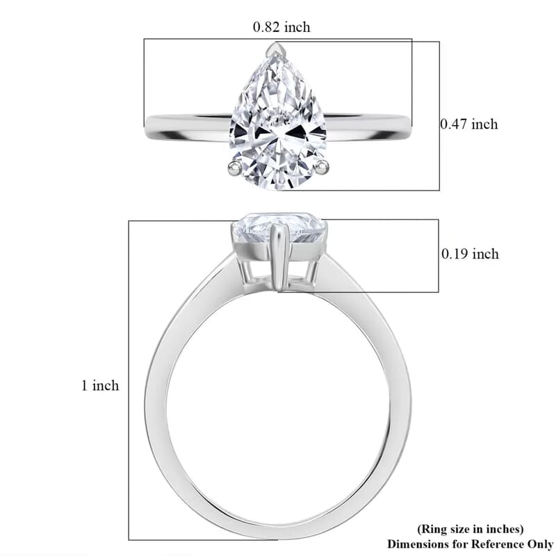 IGI Certified Luxuriant Lab Grown Diamond G-H VS 2.00 ctw Solitaire Ring in 950 Platinum (Size 9.0)