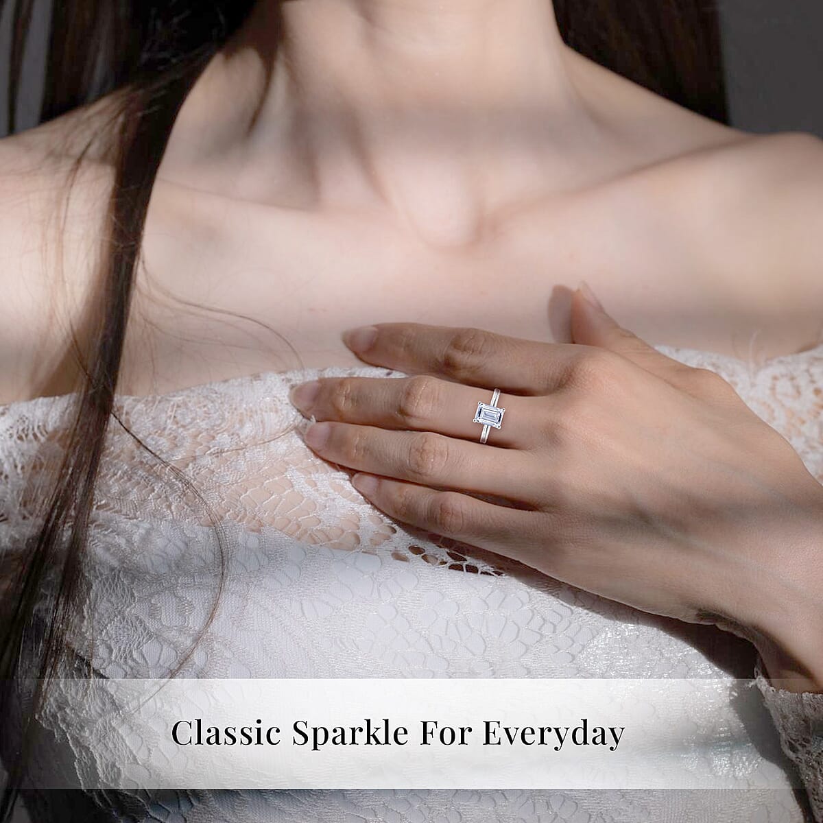 IGI Certified 950 Platinum Luxuriant Lab Grown Diamond (G-H, VS) Ring (Size 10.0) 2.00 ctw image number 6