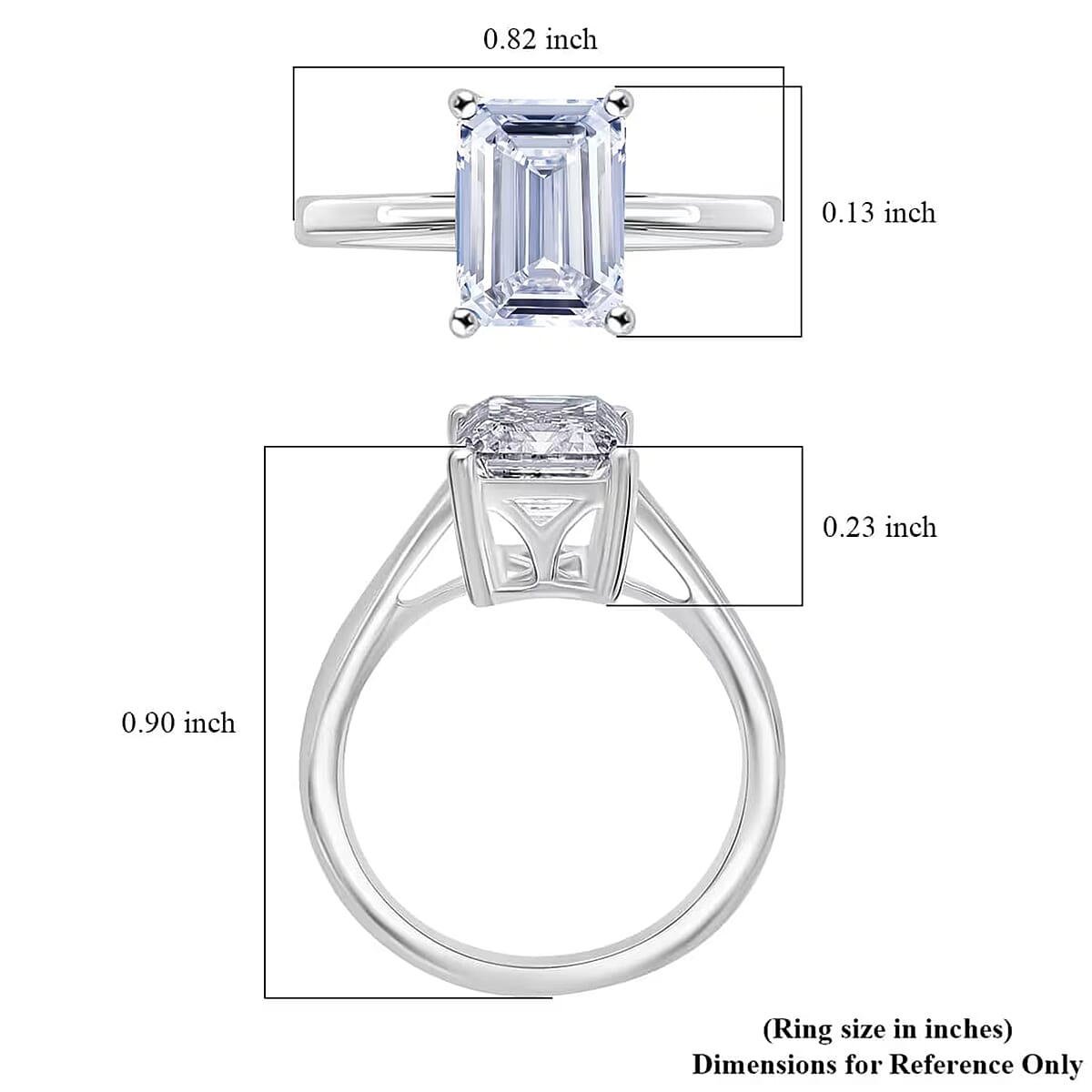IGI Certified 950 Platinum Luxuriant Lab Grown Diamond (G-H, VS) Ring (Size 10.0) 2.00 ctw image number 7