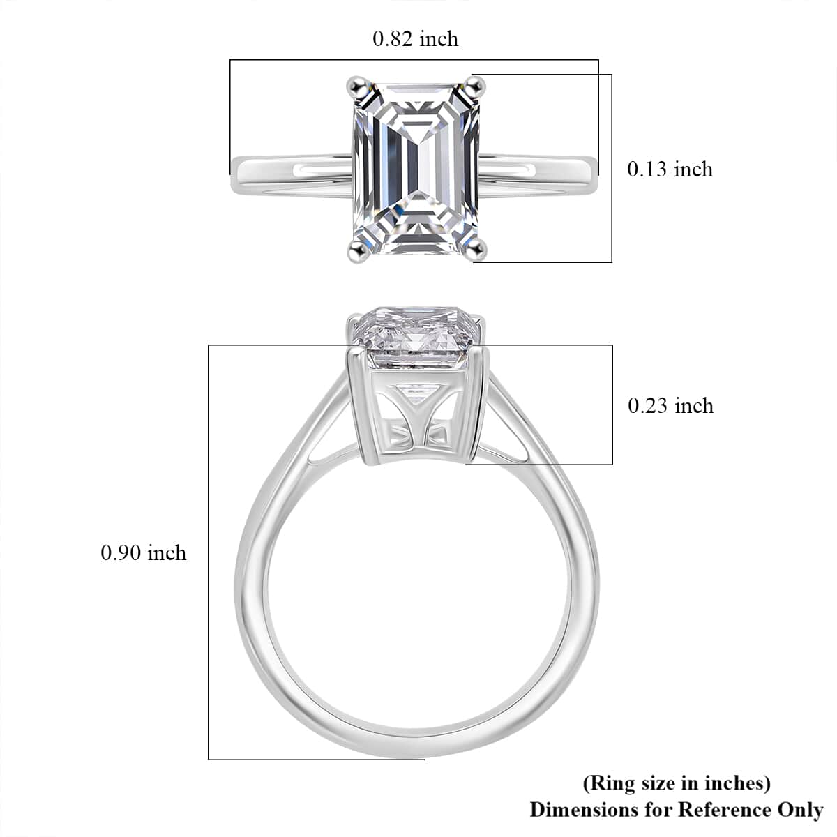 IGI Certified Luxuriant Lab Grown Diamond G-H VS 2.00 ctw Solitaire Ring in 950 Platinum (Size 6.0) image number 5