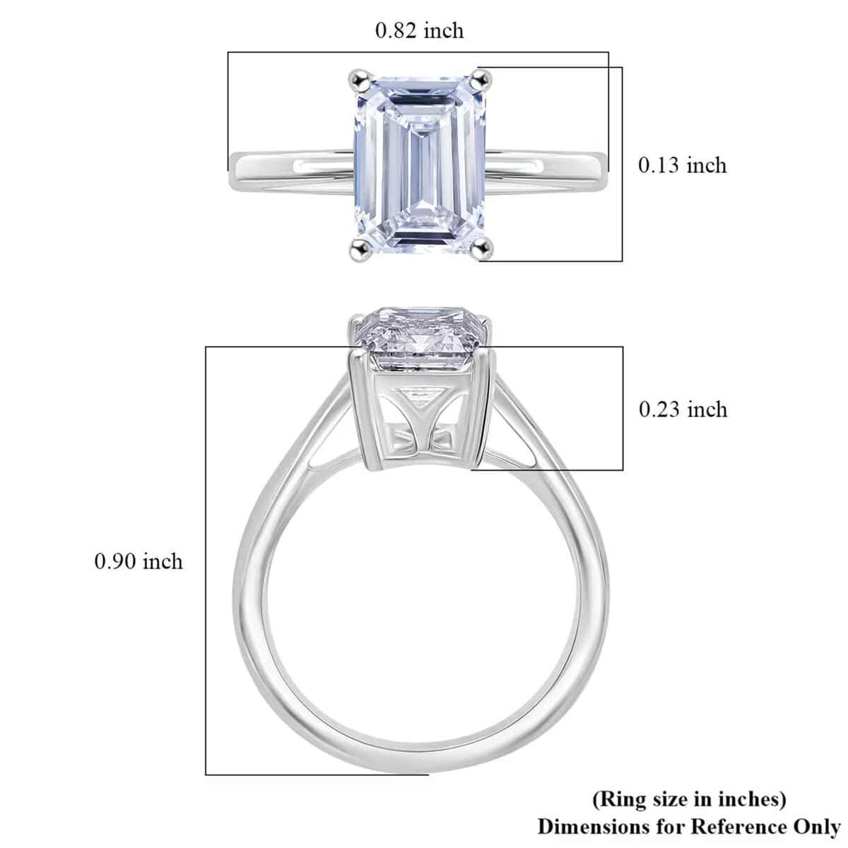 IGI Certified Luxuriant Lab Grown Diamond G-H VS 2.00 ctw Solitaire Ring in 950 Platinum (Size 8.0) (Del. in 7-10 Days) image number 6