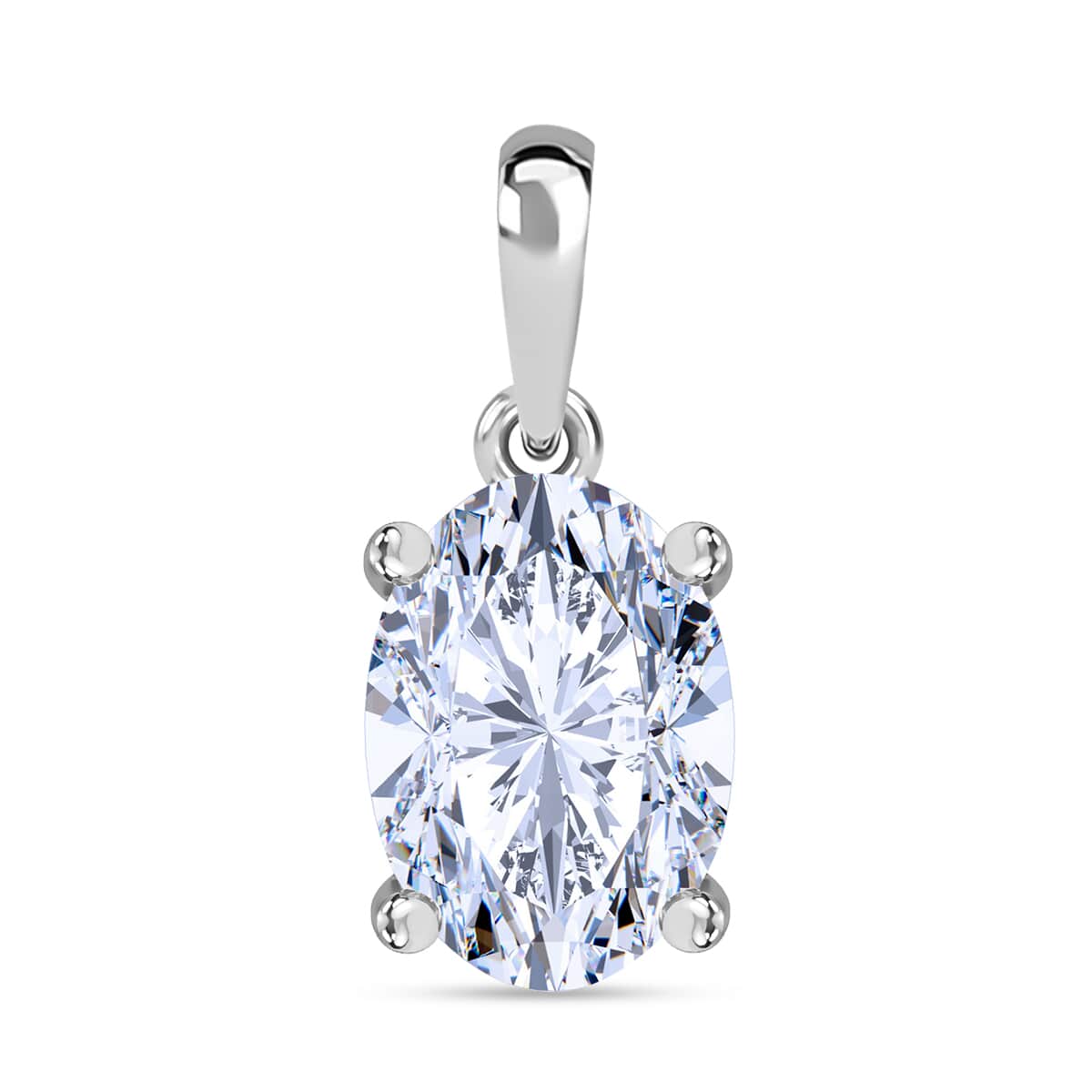 IGI Certified Luxuriant Lab Grown Diamond G-H VS 2.00 ctw Solitaire Pendant in 950 Platinum image number 0