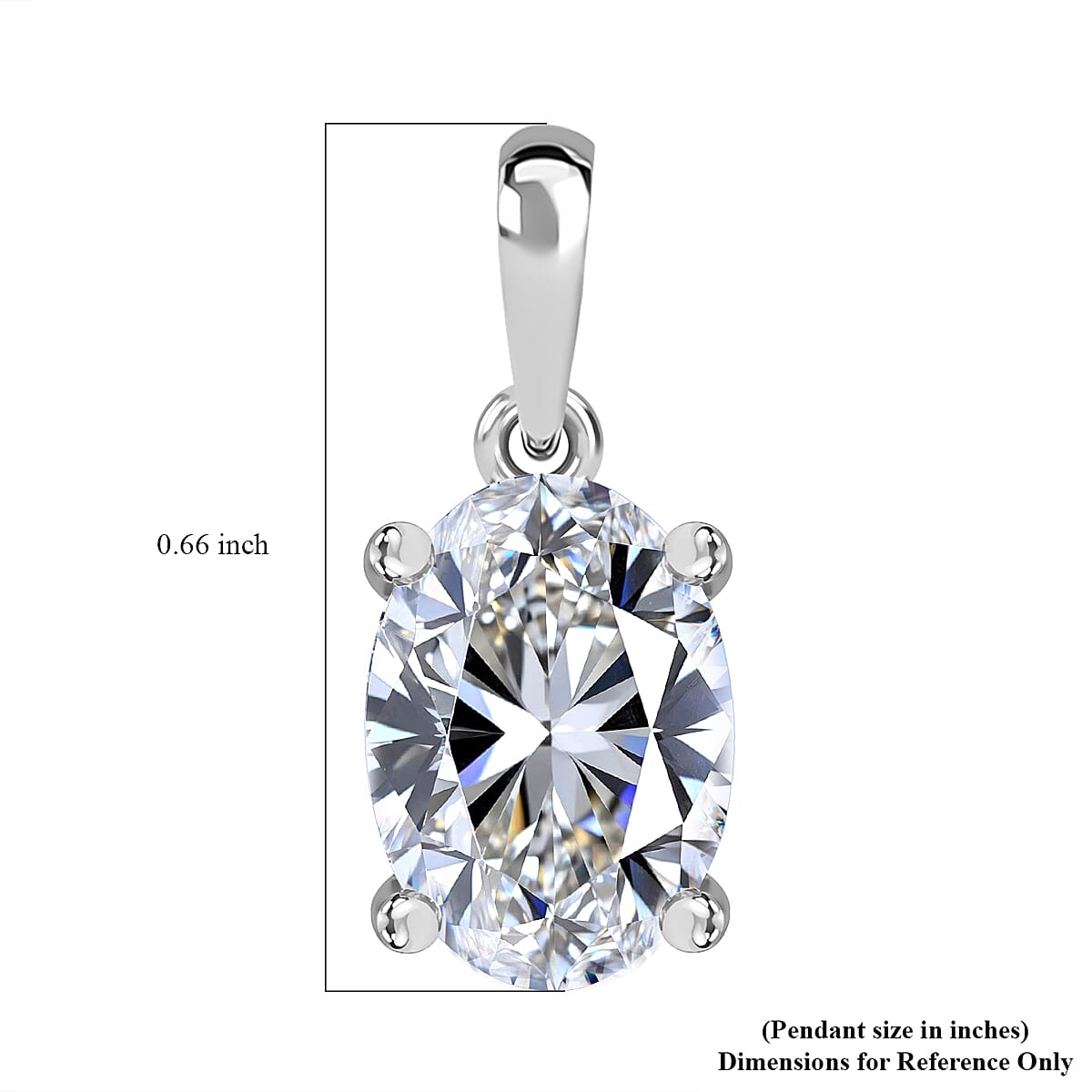 IGI Certified Luxuriant Lab Grown Diamond G-H VS 2.00 ctw Solitaire Pendant in 950 Platinum