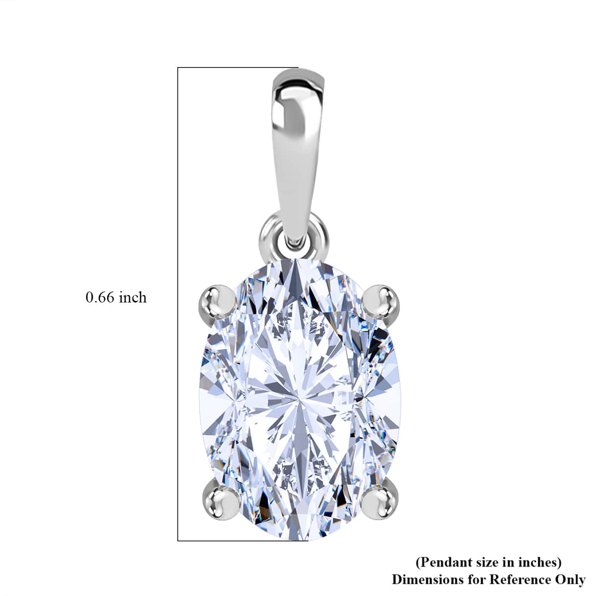 IGI Certified Luxuriant Lab Grown Diamond G-H VS 2.00 ctw Solitaire Pendant in 950 Platinum image number 4