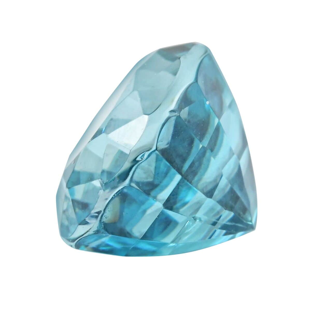 AAAA Cambodian Blue Zircon (Cush Free Size) 3.00 ctw image number 1