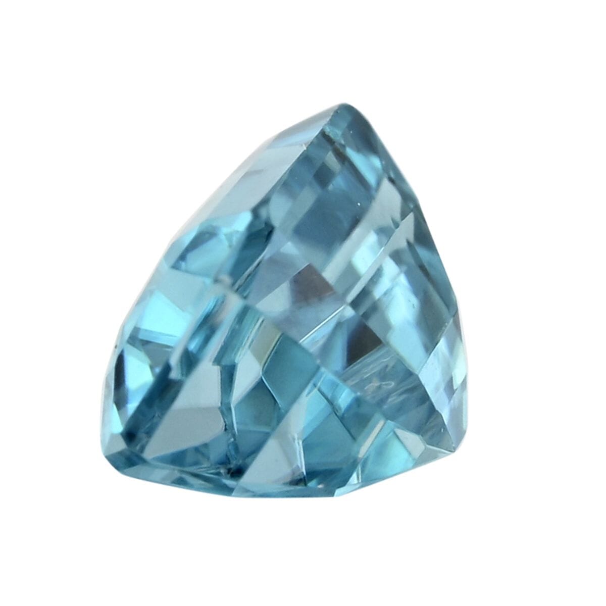 AAAA Cambodian Blue Zircon (Oct Free Size) 3.00 ctw image number 2