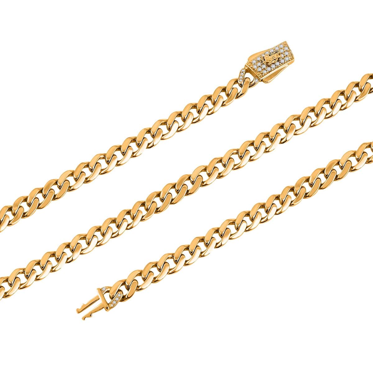 6mm Miami Cuban Necklace in 10K Yellow Gold 15 Grams 20 Inches image number 2