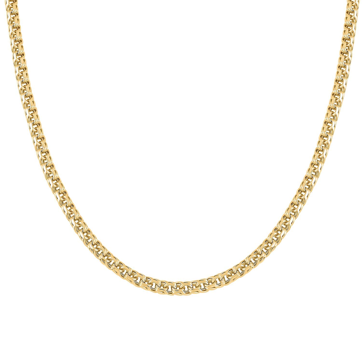 6mm Chino Necklace in 10K Yellow Gold 28 Grams 20 Inches