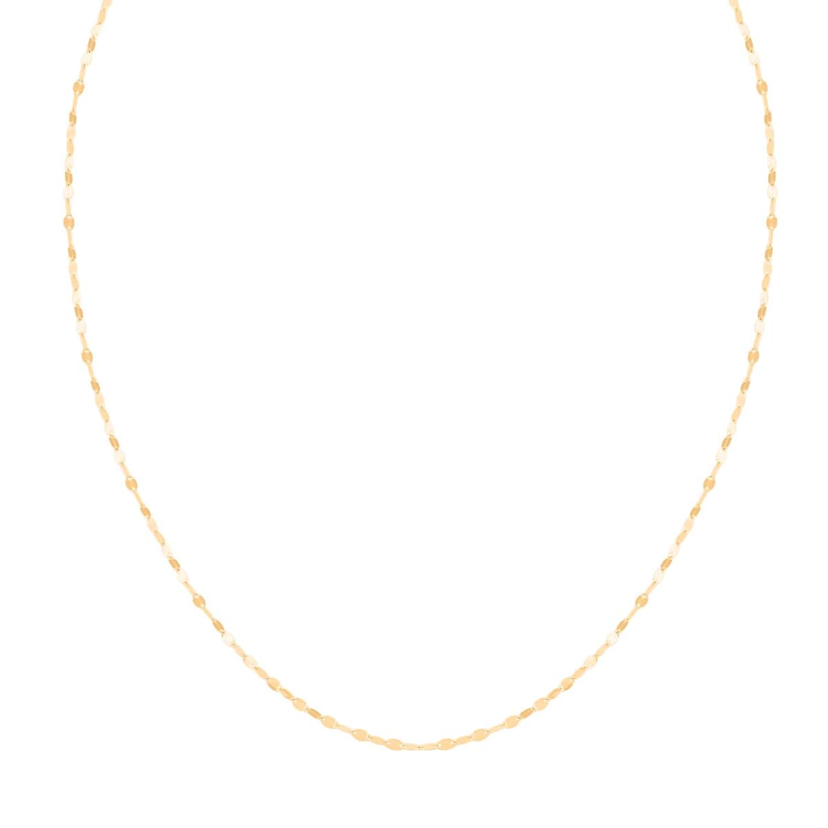 Doorbuster Italian 1.5mm Speechio Chain Necklace in 10K Yellow Gold 0.90 Grams 20 Inches image number 3