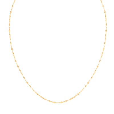 Italian 1.5mm Speechio Chain Necklace in 10K Yellow Gold 0.90 Grams 20 Inches
