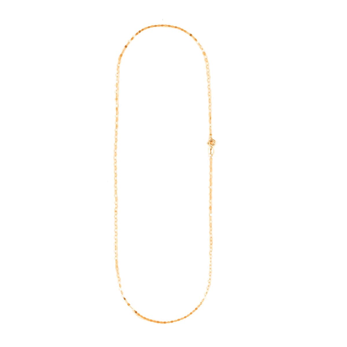 Doorbuster Italian 1.5mm Speechio Chain Necklace in 10K Yellow Gold 0.90 Grams 20 Inches image number 4