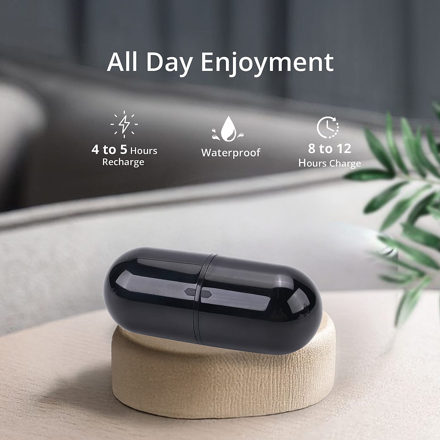 Digital Hearing Aid- Black