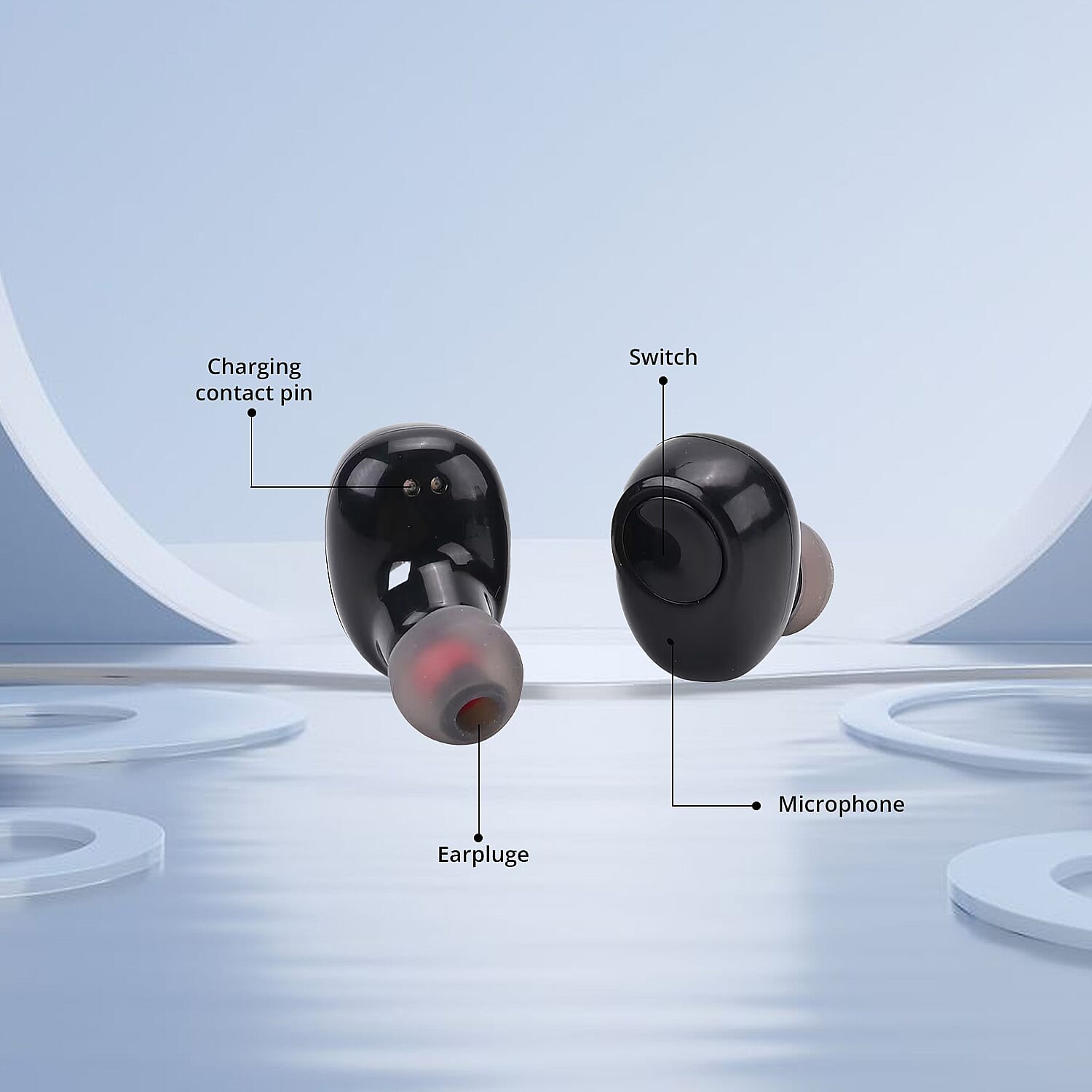 Digital Hearing Aid- Black