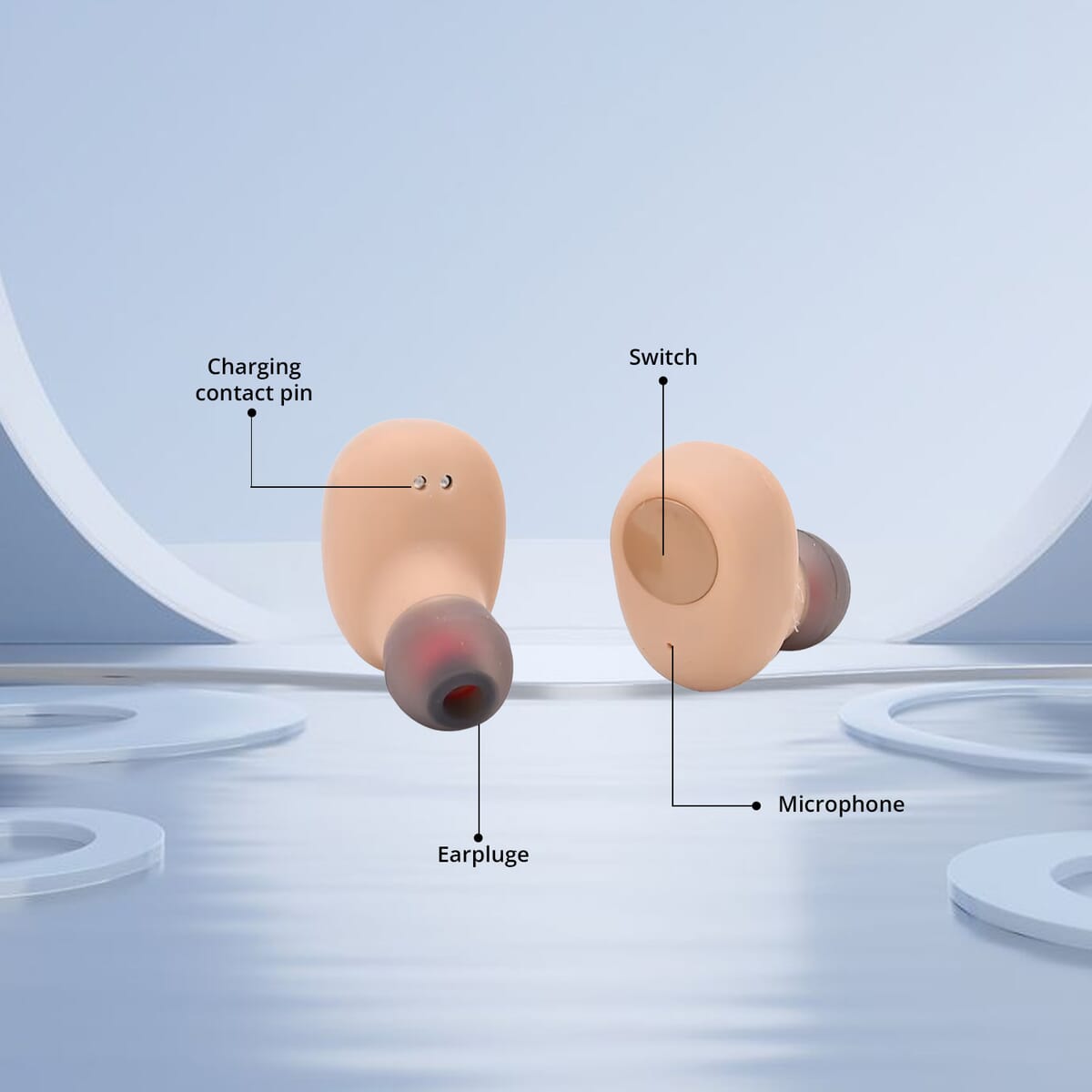Digital Hearing Aid- Beige image number 6