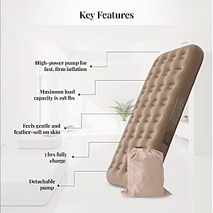 Automatic Inflatable Air Bed with Built-in Pump