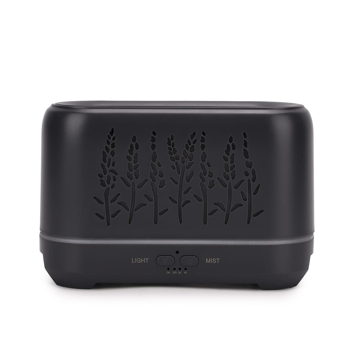 Dark Gray Wheat Pattern Flame Aroma Diffuser with 10 Vials of Essential Oil image number 3