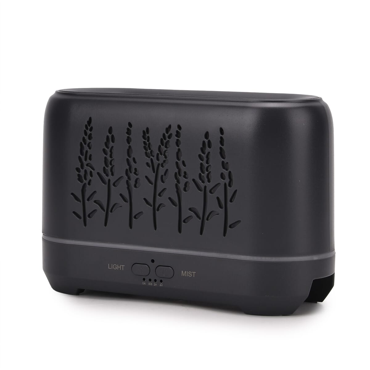 Dark Gray Wheat Pattern Flame Aroma Diffuser with 10 Vials of Essential Oil image number 4