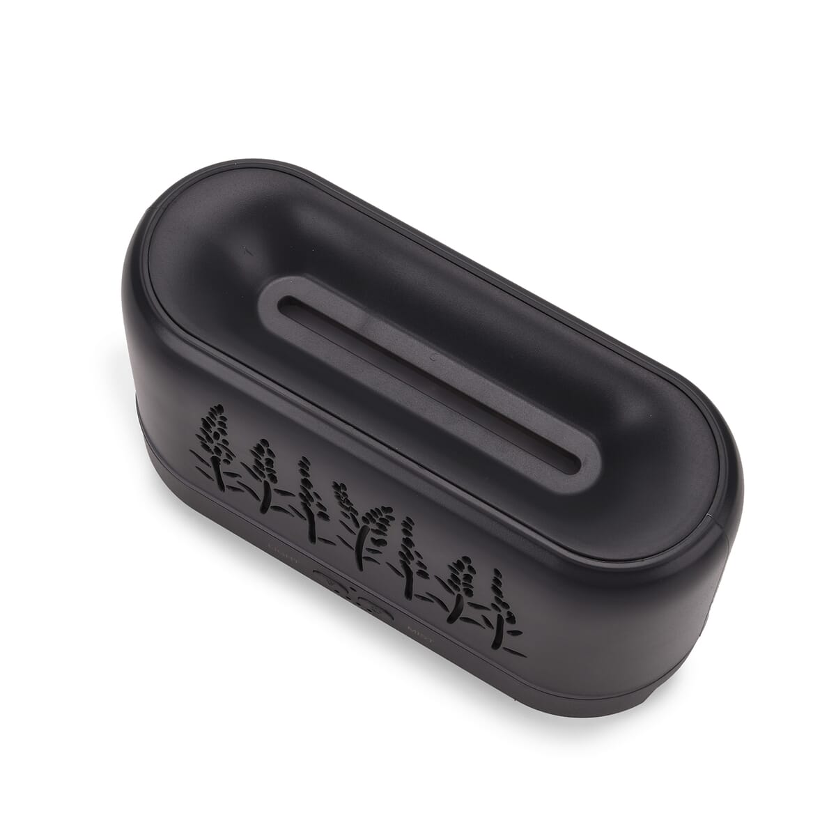Dark Gray Wheat Pattern Flame Aroma Diffuser with 10 Vials of Essential Oil image number 7