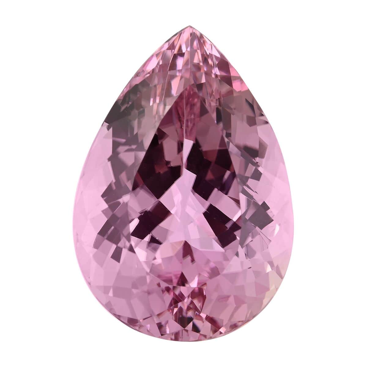 Certified & Appraised AAAA Patroke Kunzite (Pear Free Size) 51.21 ctw image number 0