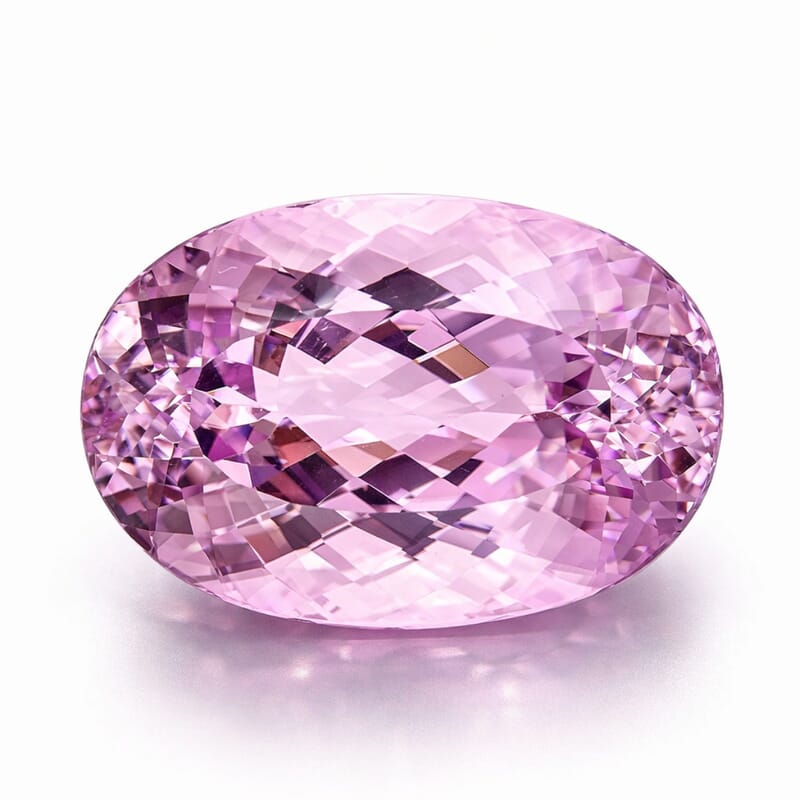 Certified and Appraised AAAA Patroke Kunzite (Oct Free Size) 60.70 ctw