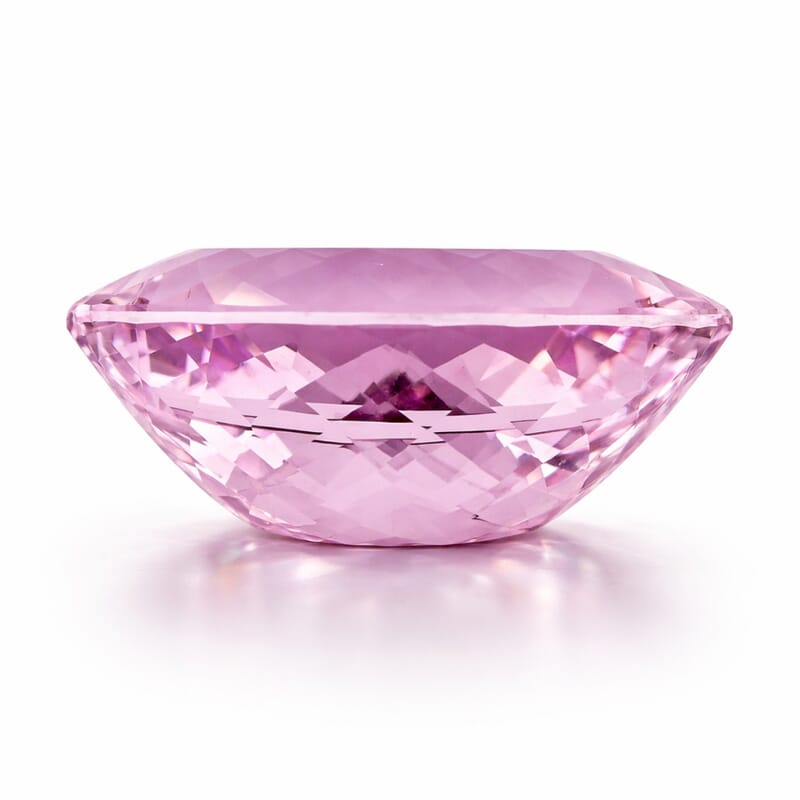 Certified and Appraised AAAA Patroke Kunzite (Oct Free Size) 60.70 ctw