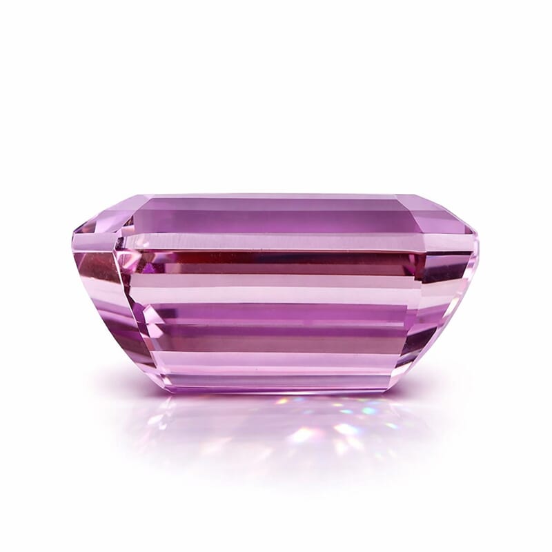 Certified & Appraised AAAA Patroke Kunzite (Oct Free Size) 37.86 ctw