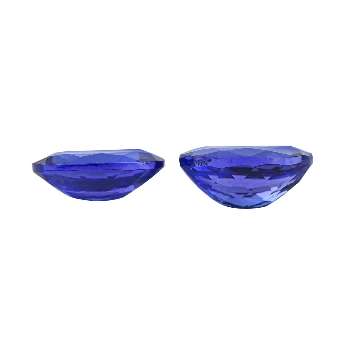 AAAA Tanzanite Set of 2 (Ovl 6.5x4.5mm) 1.00 ctw image number 1