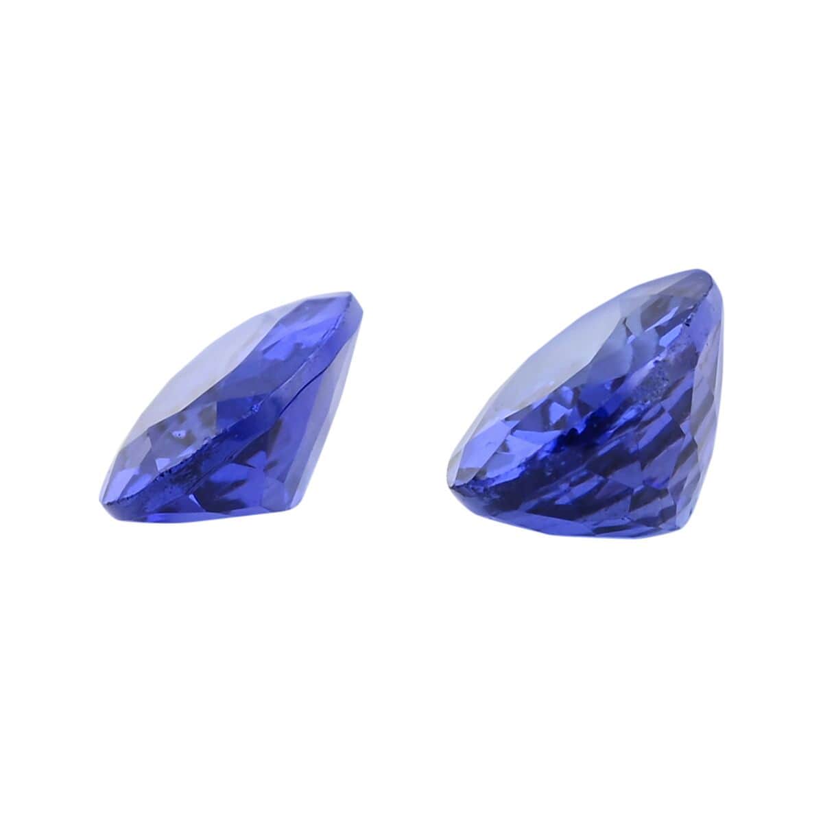 AAAA Tanzanite Set of 2 (Ovl 6.5x4.5mm) 1.00 ctw image number 2