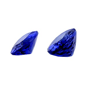 AAAA Tanzanite Set of 2 (Ovl 6.5x4.5mm) 1.00 ctw