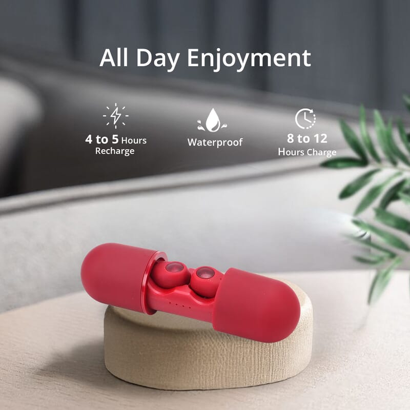 Digital Hearing Aid- Red