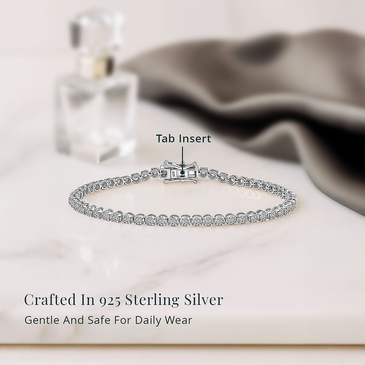 Sterling Silver / 6.75 Inches