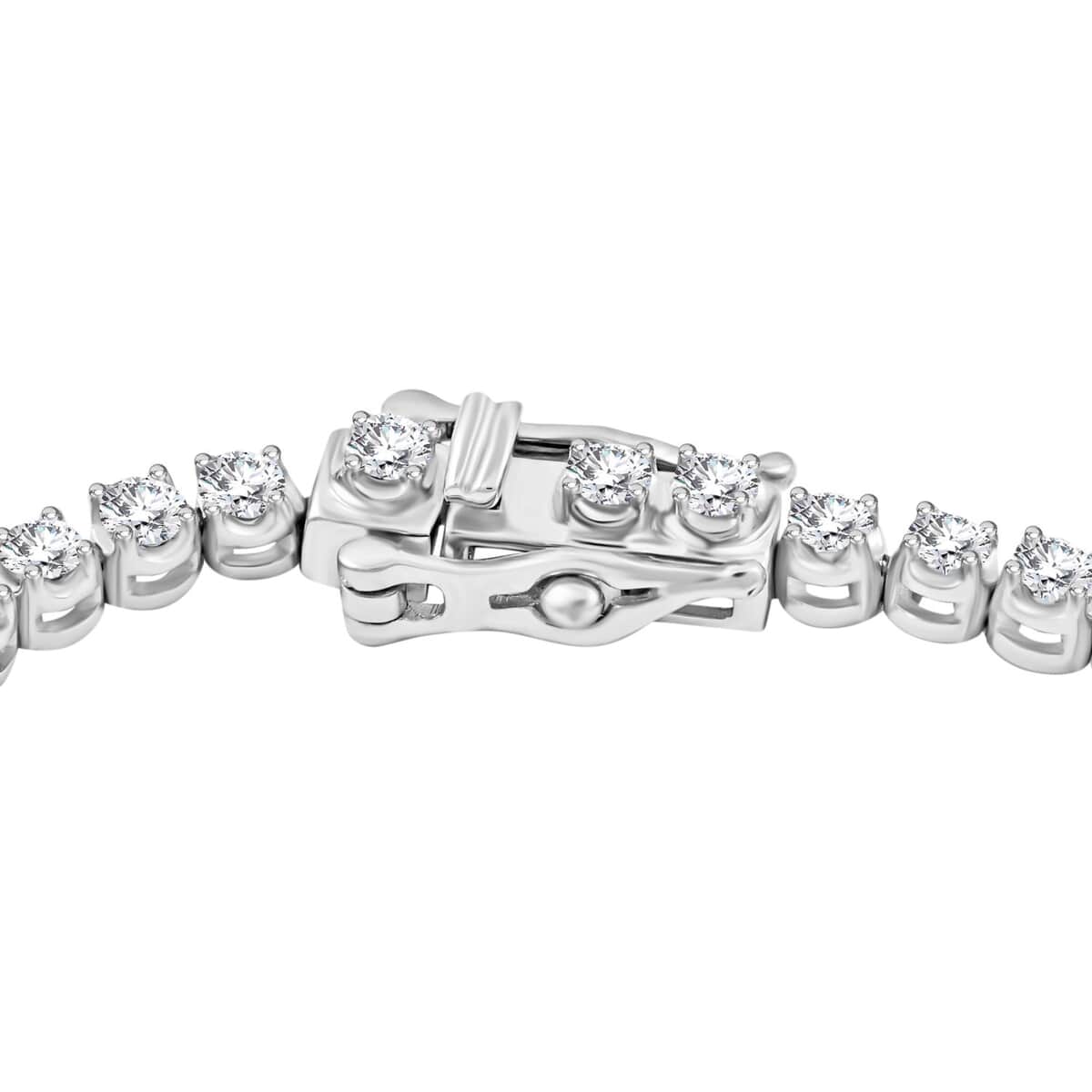 Doorbuster Luxuriant Lab Grown Diamond (G, SI) Bracelet in Sterling Silver (6.75 In) 3.00 ctw image number 3