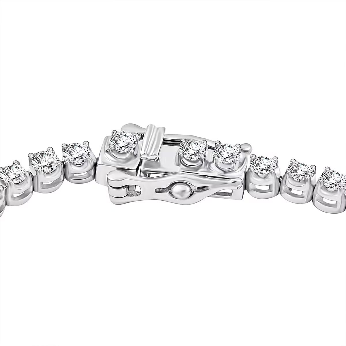 Luxuriant Lab Grown Diamond G SI 3.00 ctw Starlight Tennis Bracelet in Sterling Silver (7.25 In) image number 6