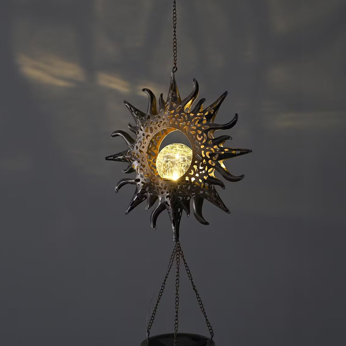 Sun Solar Wind Chime with 1 Bright LED image number 7