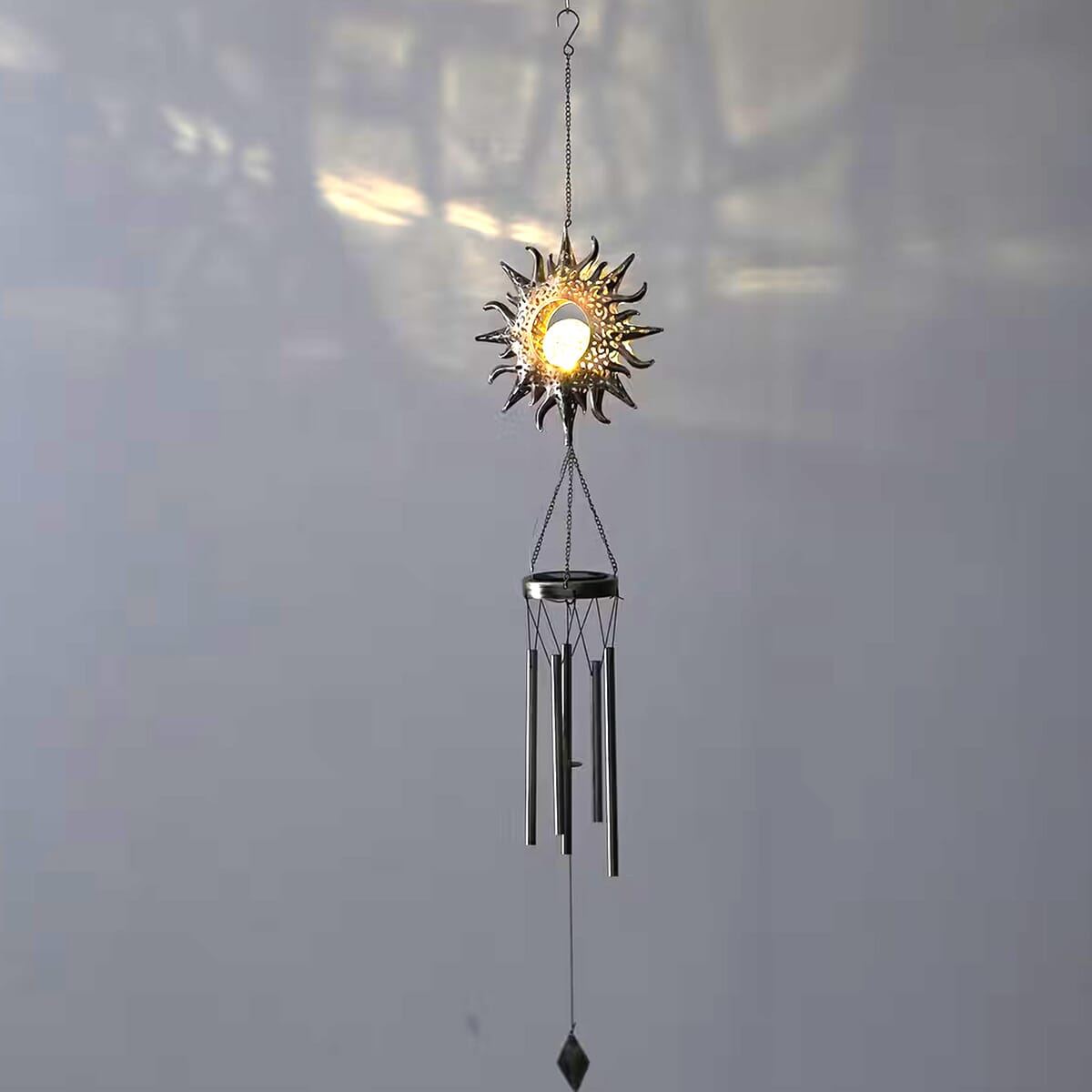 Sun Solar Wind Chime with 1 Bright LED image number 8