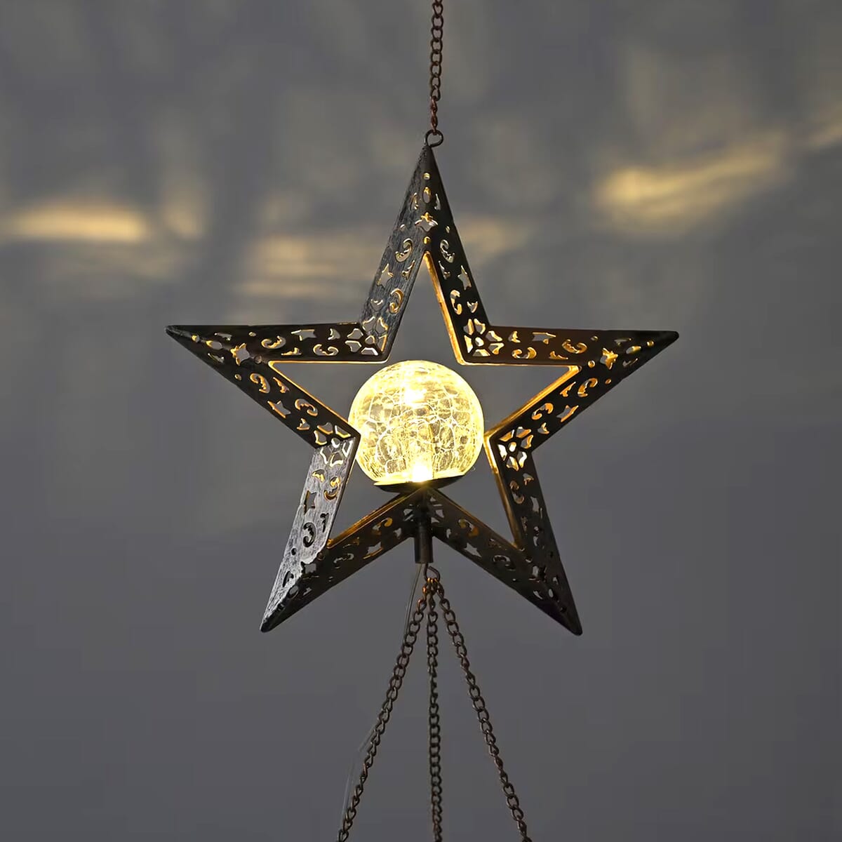 Star Solar Wind Chime with 1 Bright LED image number 7
