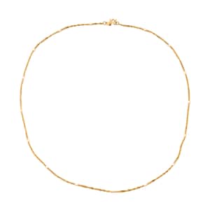 Twisted Chain in 24K Yellow Gold 18 Inches 2.50 Grams