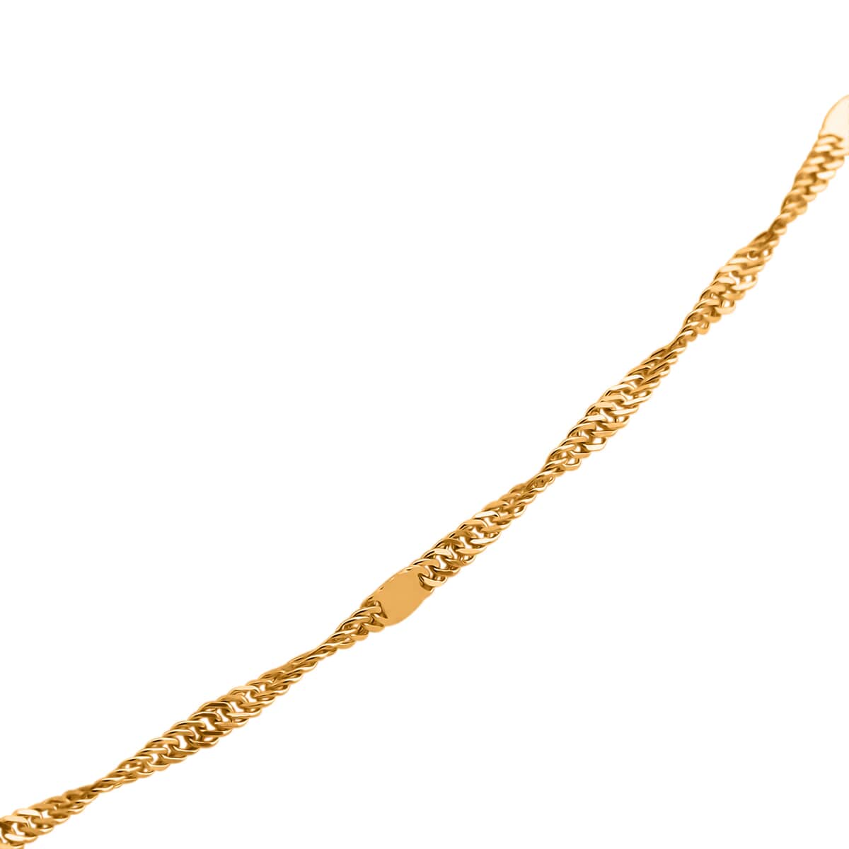 Twisted Chain in 24K Yellow Gold 18 Inches 2.50 Grams image number 3