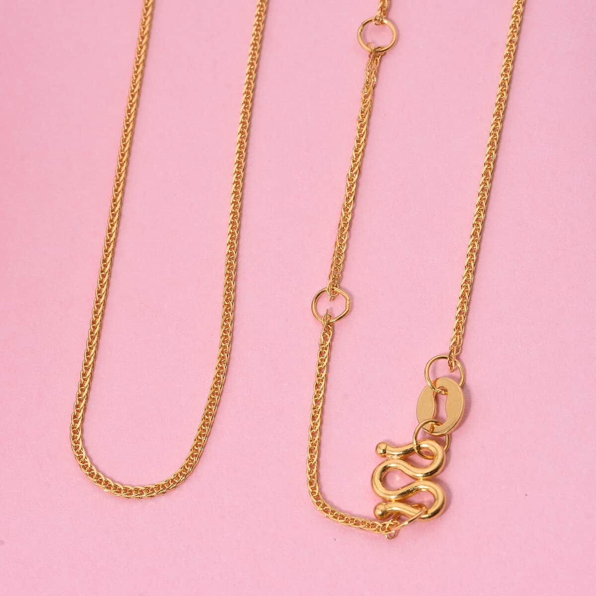 Foxtail Chain in 24K Yellow Gold 18 Inches 2.50 Grams image number 1