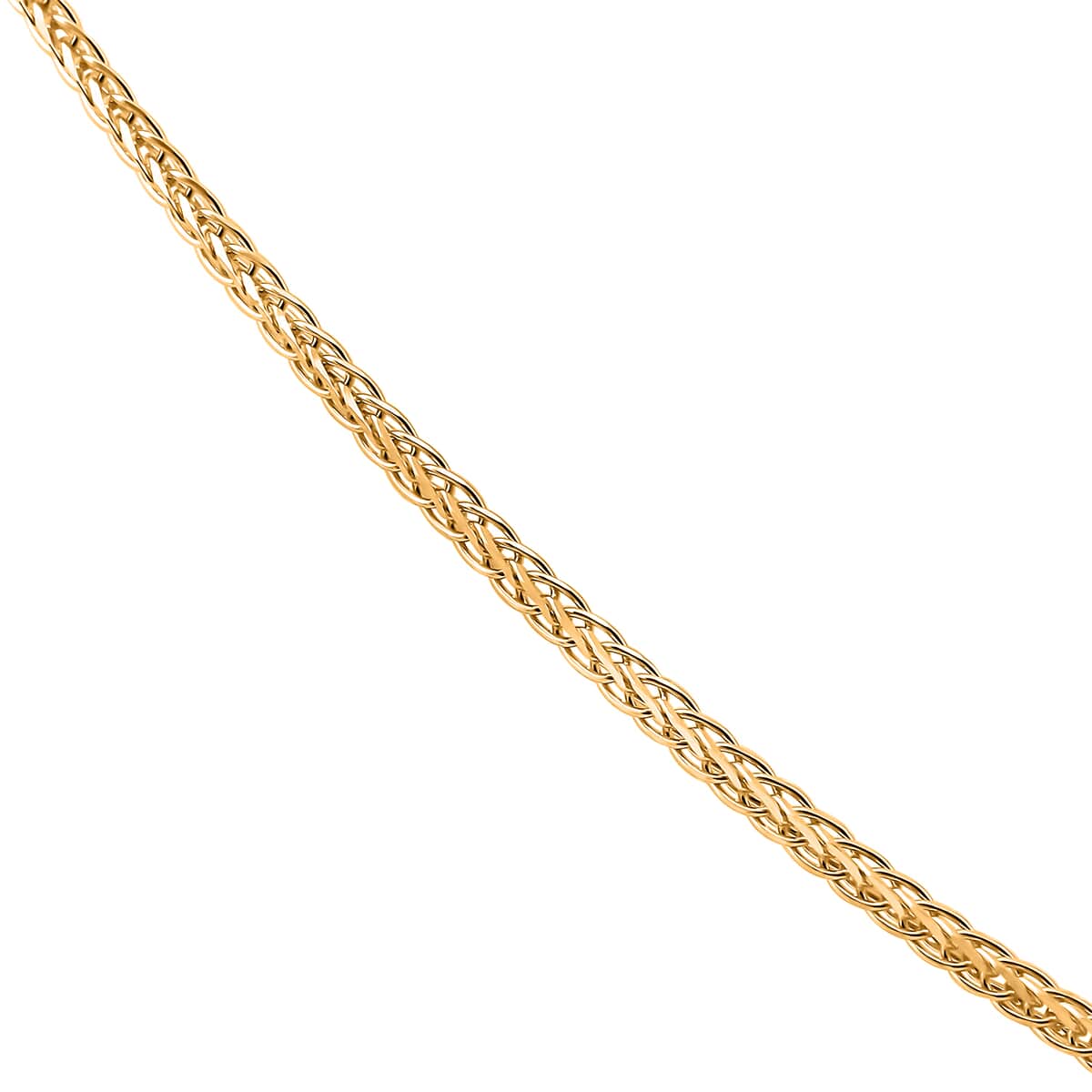 Foxtail Chain in 24K Yellow Gold 18 Inches 2.50 Grams image number 4