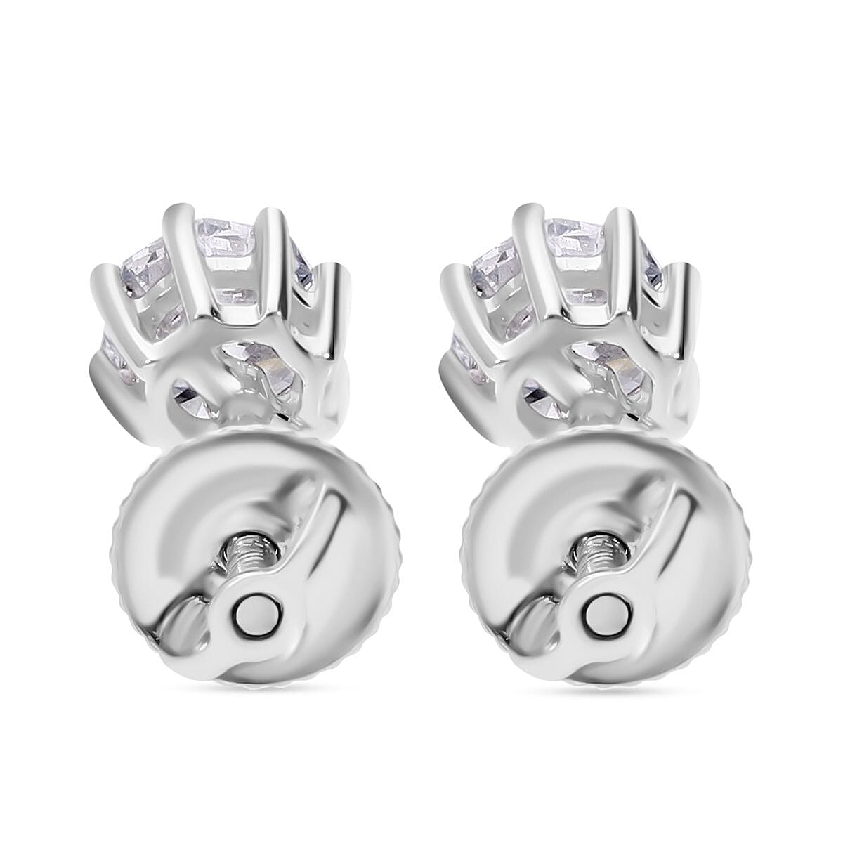 Luxuriant Lab Grown Diamond E-F VS 1.00 ctw Earrings in 950 Platinum