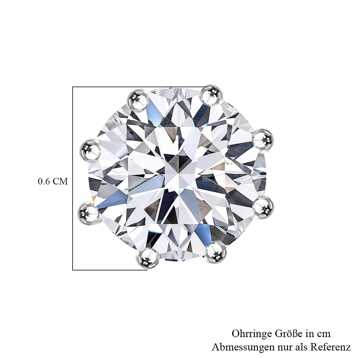 Luxuriant Lab Grown Diamond E-F VS 1.00 ctw Earrings in 950 Platinum
