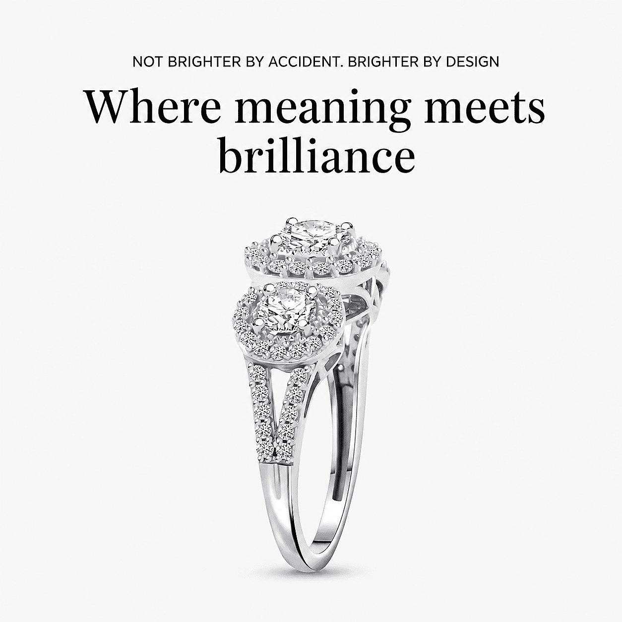 Luxuriant Lab Grown Diamond G SI 1.50 ctw Ring in Sterling Silver (Size 9.0)