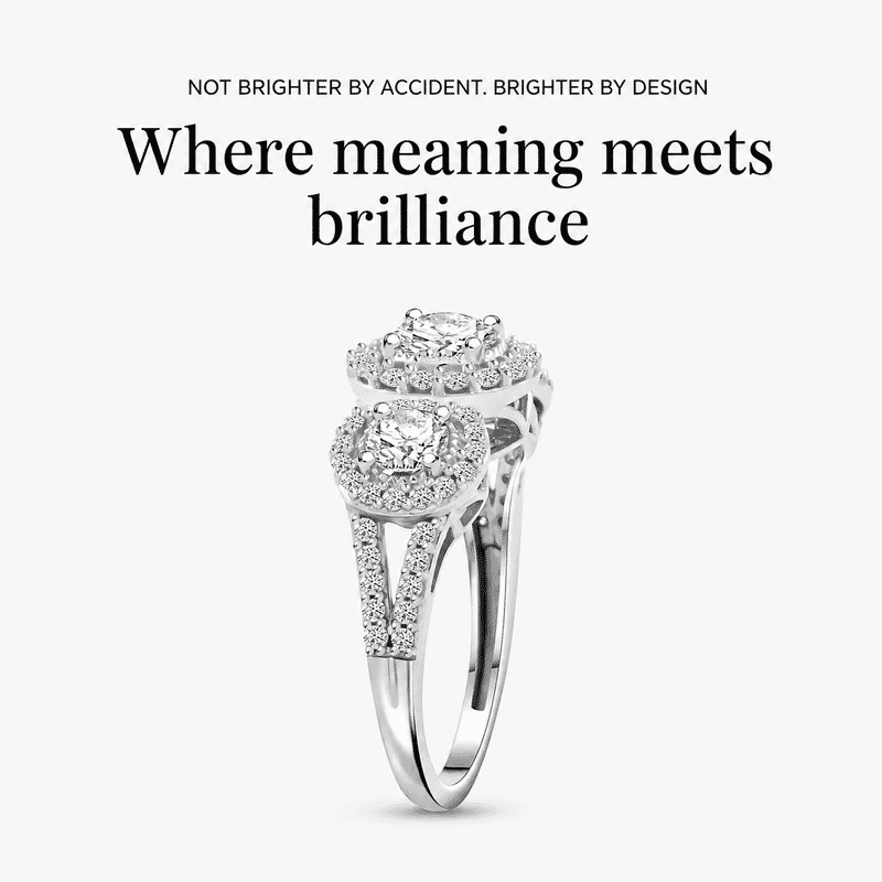 Luxuriant Lab Grown Diamond G SI 1.50 ctw Ring in Sterling Silver (Size 9.0)