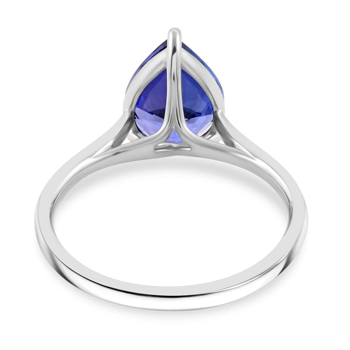 Certified & Appraised Rhapsody 950 Platinum AAAA Tanzanite Solitaire Ring (Size 7.5) 2.00 ctw image number 4